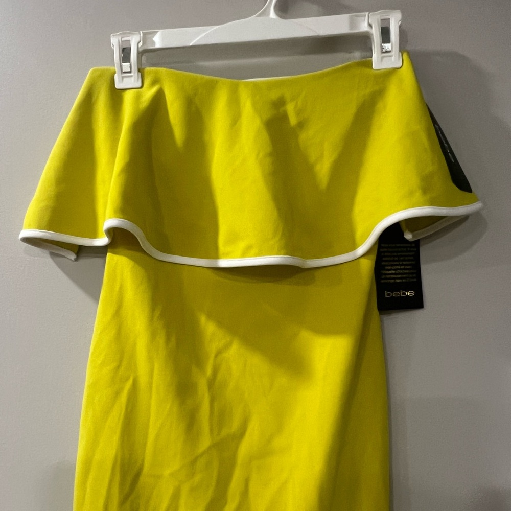 New! Bebe strapless mini dress - Picture 2 of 7